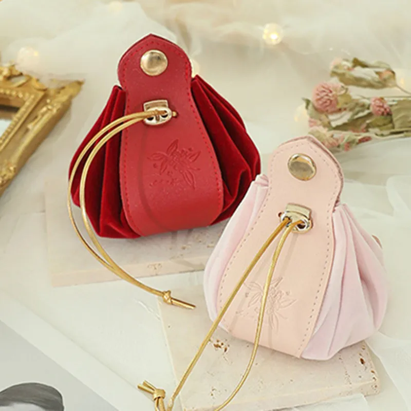 

2022 Drawstring Velvet Candy Dragee Bag Drawstring Pouch Jewelry Packaging Bag Wedding/birthday Favor Pouches & Gift Bags