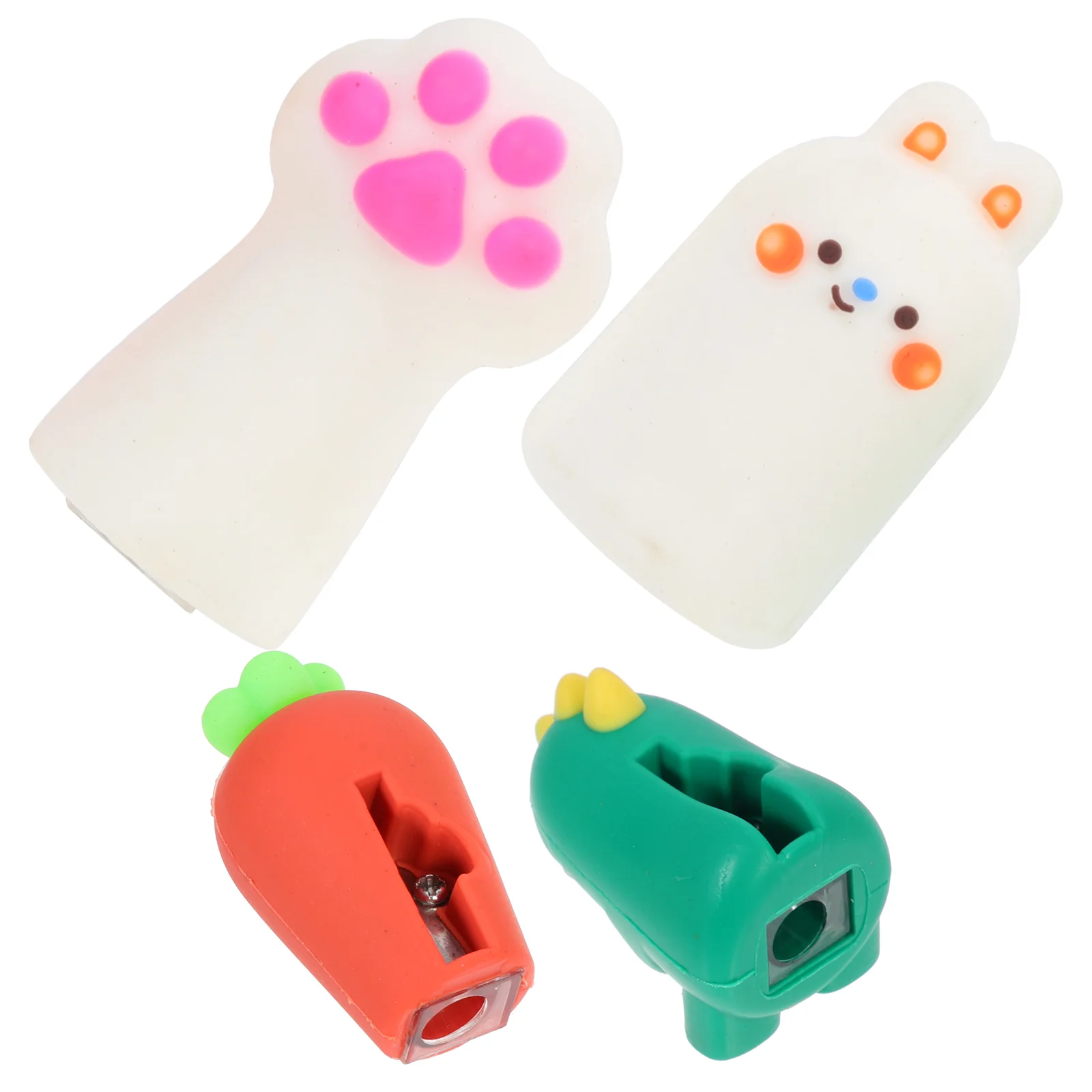 

Sharpenerkidssharpeners Cartoon Manual Studentsingle Hole Animal Supplies Carrot Stationery School Shape Toys Lovely Tiny Pen