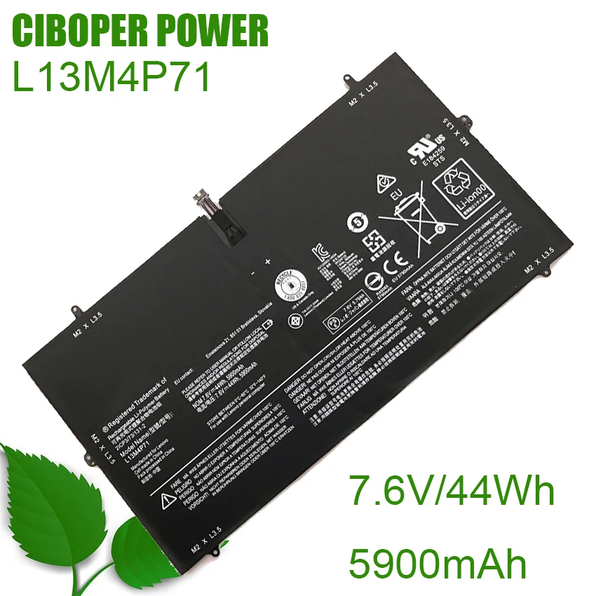 

CP Genuine Battery L14S4P71 L13M4P71 44Wh5900mAh For Yoga 3 Pro 1370 Series Pro-1370-80HE Pro-5Y71 Pro-I5Y51 Pro-I5Y70 Pro-I5Y71