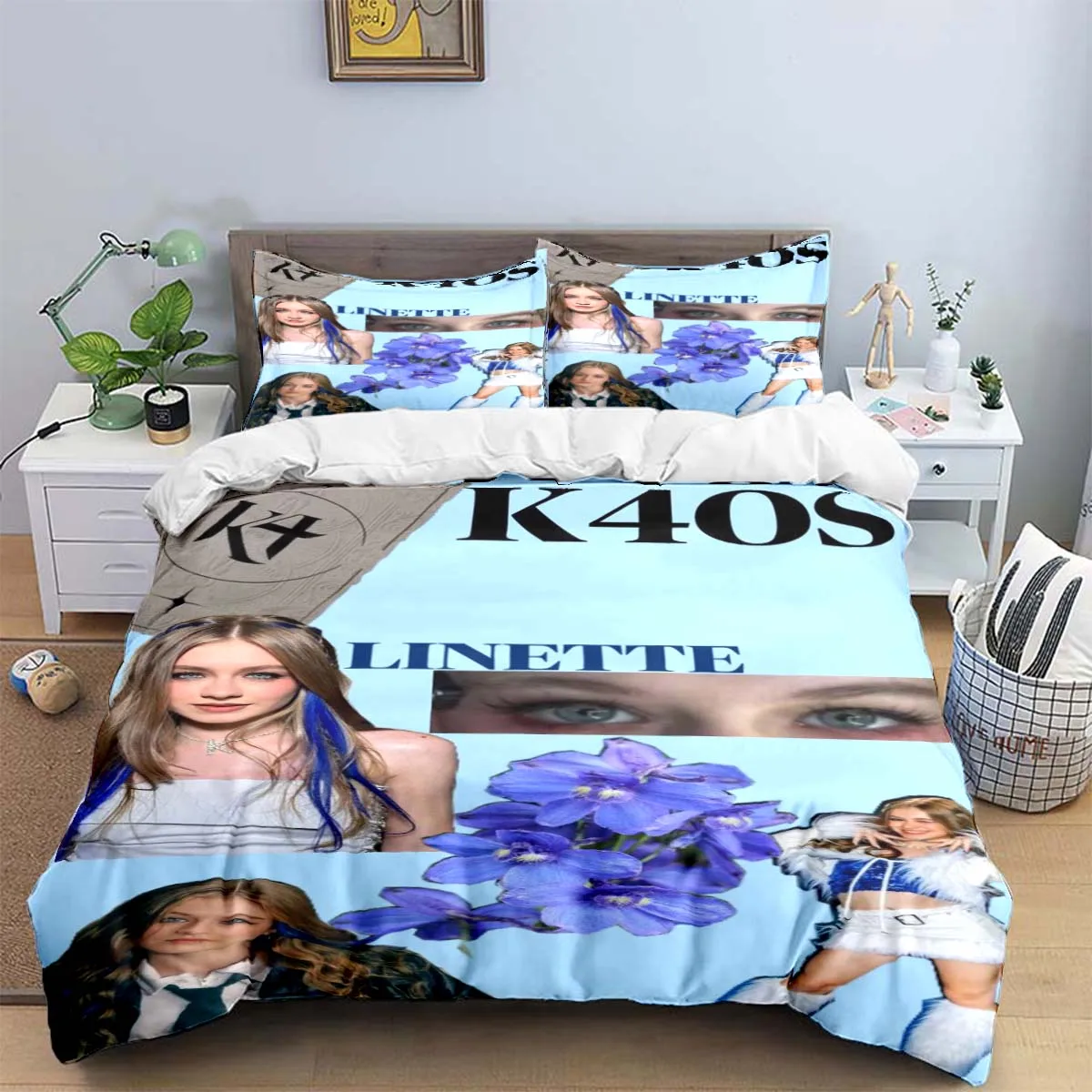 3 шт., комплект постельного белья Europe Star Group K-k4os, одинарный, полный, королевский размер, музыкальное, Genius, постельное белье для взрослых, подростков, подарок для спальни (art.: 3920cd47e338e) - 3920cd47e338e