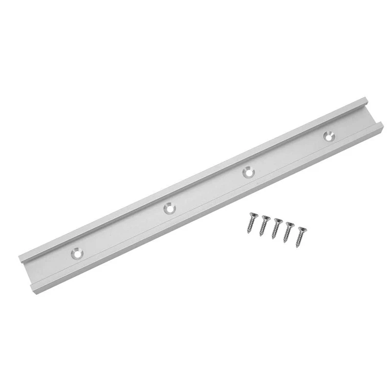 

JFBL Hot Aluminum Alloy T-Slot Connection Guide Rail Template T-Bar Woodworking Chute (600 Mm/23.6 Inches)
