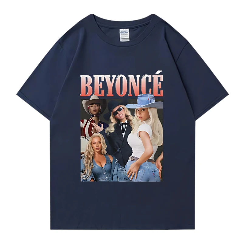 Винтажная футболка Beyonce Cowboy Carter мужская и женская модная одежда футболки с