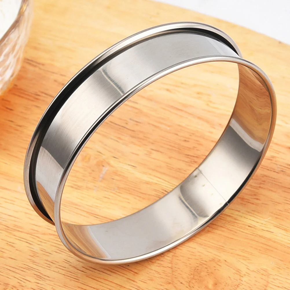 

2pcs Metal Mousse Ring Kitchen Baking Mold Professional Baking Tool Cake Baking Supply