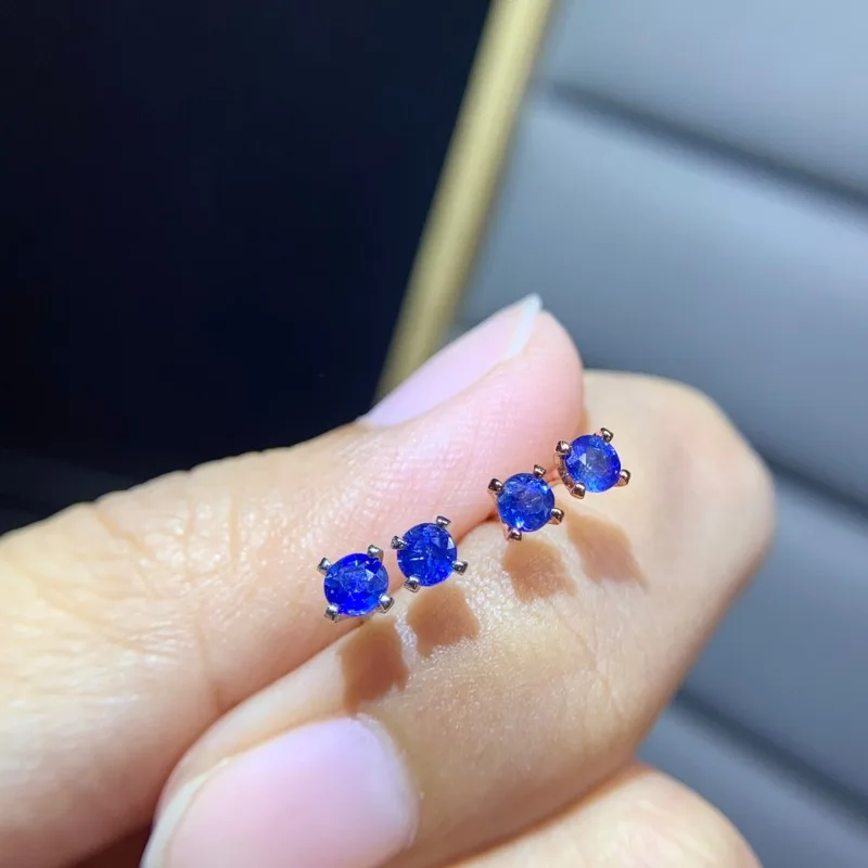 Женские серьги-гвоздики из серебра 925 пробы 3x3 мм