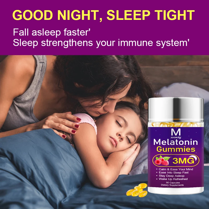 Мелатониновые жевательные резинки для снятия стресса помощь в сне глубокий сон
