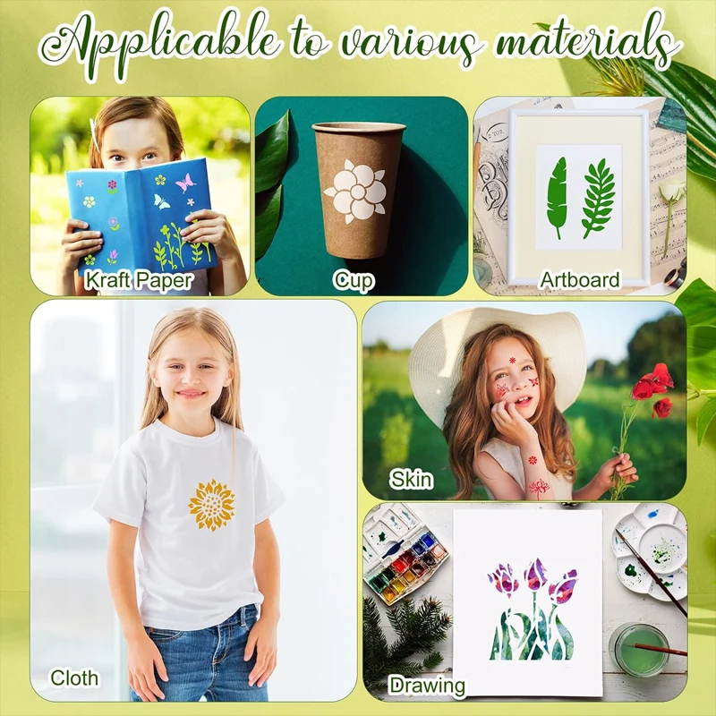 Многоразовые трафареты шаблон для рукоделия рисования на открытке холст сделай