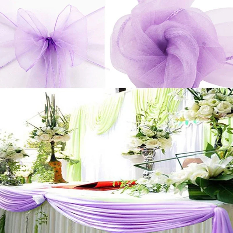 Рулон тюля на катушке 5 м/10 м белая органза в рулоне тюль ткань юбка-пачка Декор