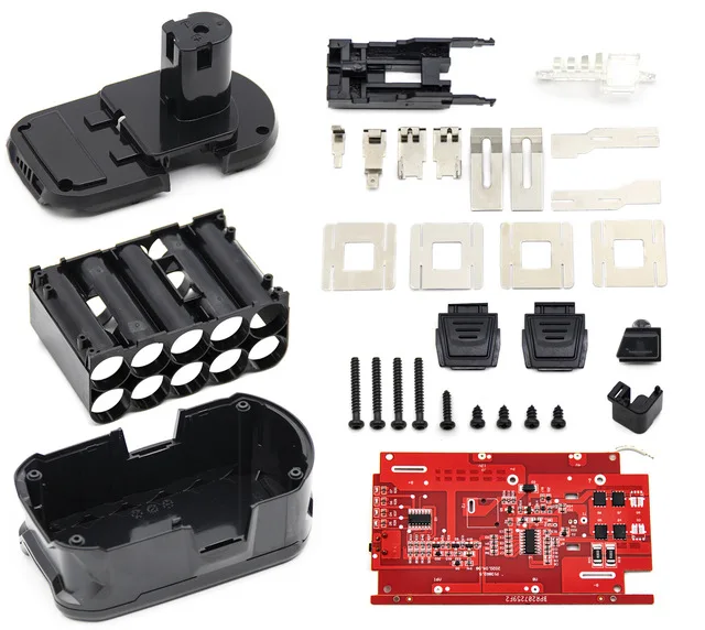 

Чехол для литий-ионной батареи P108 10*18650, защитная печатная плата для зарядки, печатная плата, коробка для RYOBI 18 в, P103, P118, Φ 1820G, одна деталь