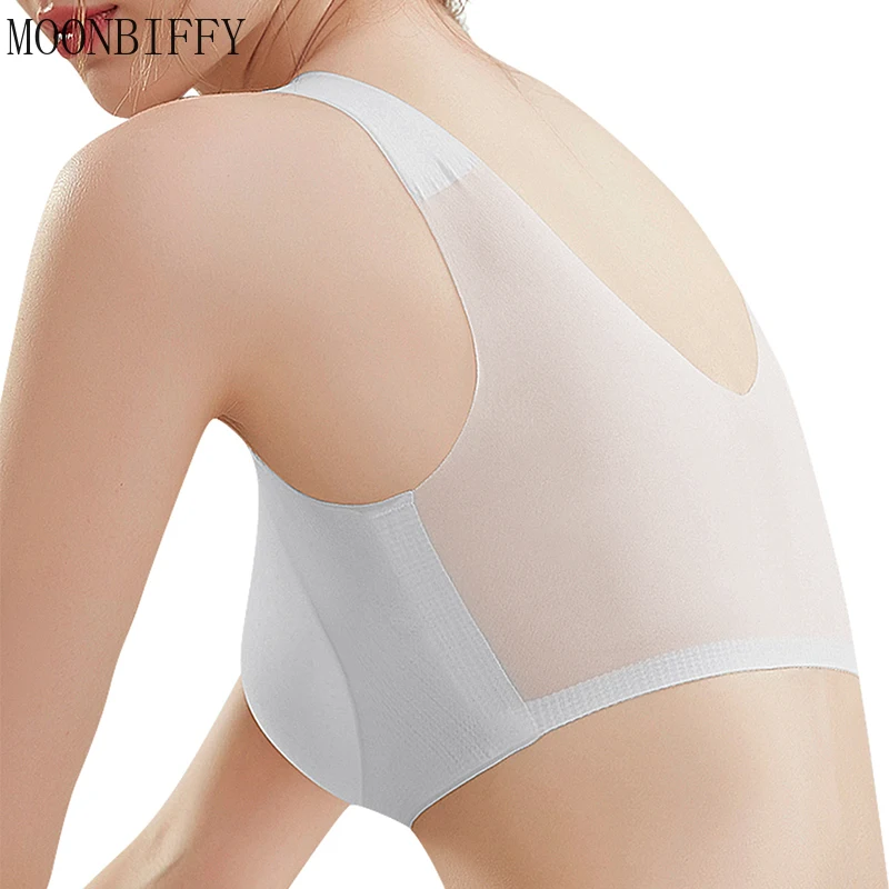 

1PC Bras for Women Seamless Wireless Ultra Thin Bra Breathable Sleep Bralette Sports Bra Vest Underwear Large Size M-6XL лифчик