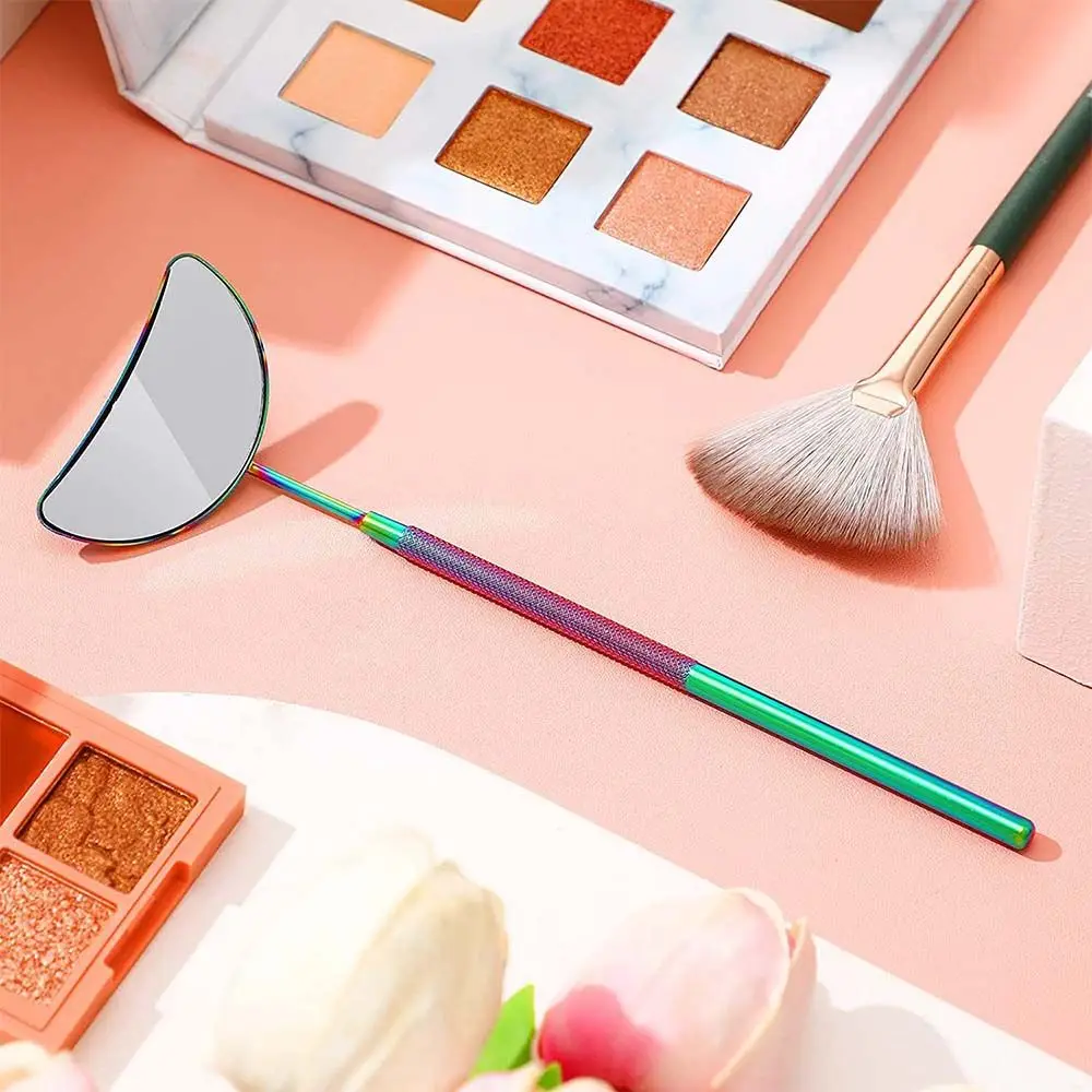 Зеркало для ресниц с полумесяцем увеличительное зеркало макияжа