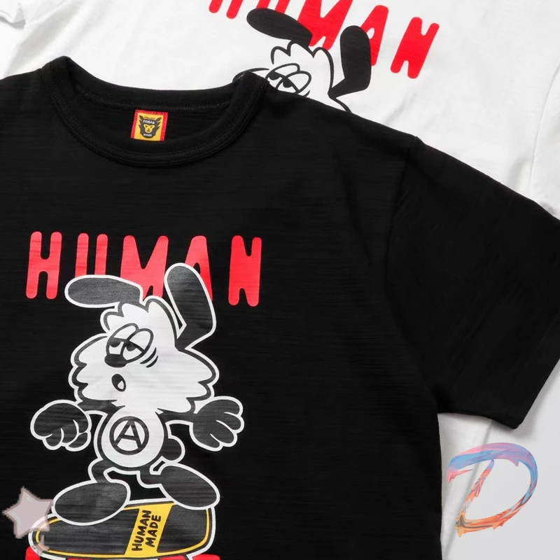 

Cartoon Print Bamboo Cotton T Shirt Human Made T-shirt