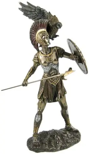 

Бронзовая статуя богини греческой богини Athena