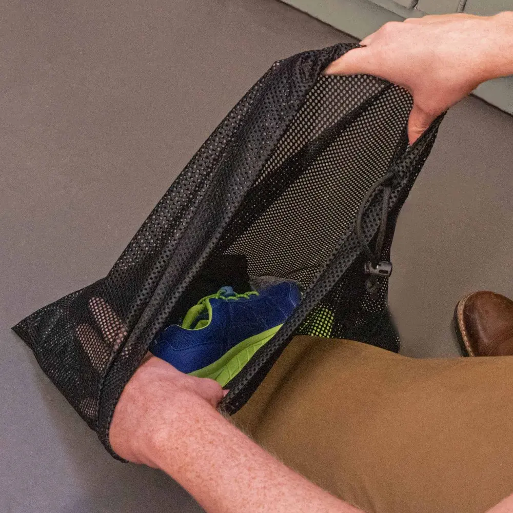 Drawstring Mesh Bag - Small, Medium, or Large - Polyester Ventilated Bag for Sports, Laundry, and More