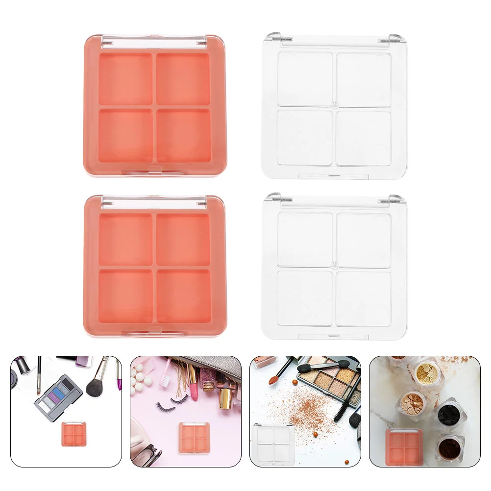 

Eyeshadow Makeupempty Box Storage Container Shadow Eye Lipstick Case Organizer Pallet Refillable Powder Pan Sample