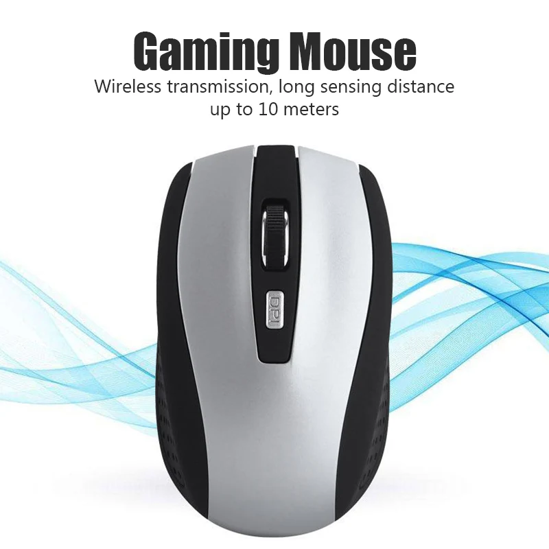 

2.4G Wireless Mouse 1600 DPI Ergonomic Mause Optical Gaming Mouse For PC Notebook Laptop Computer Wireless Mice