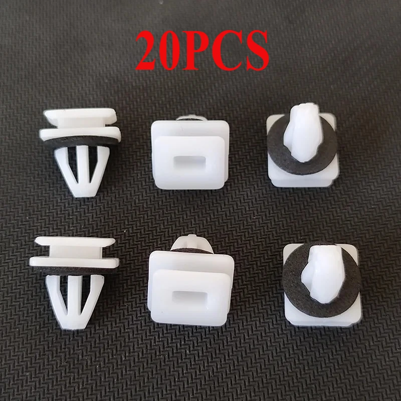 Автомобильный рокер, накладка, зажимы, защита порога, молдинг, боковая юбка, нейлоновый фиксатор для Honda Civic CRV 91504-SP1-003 91504SP1003