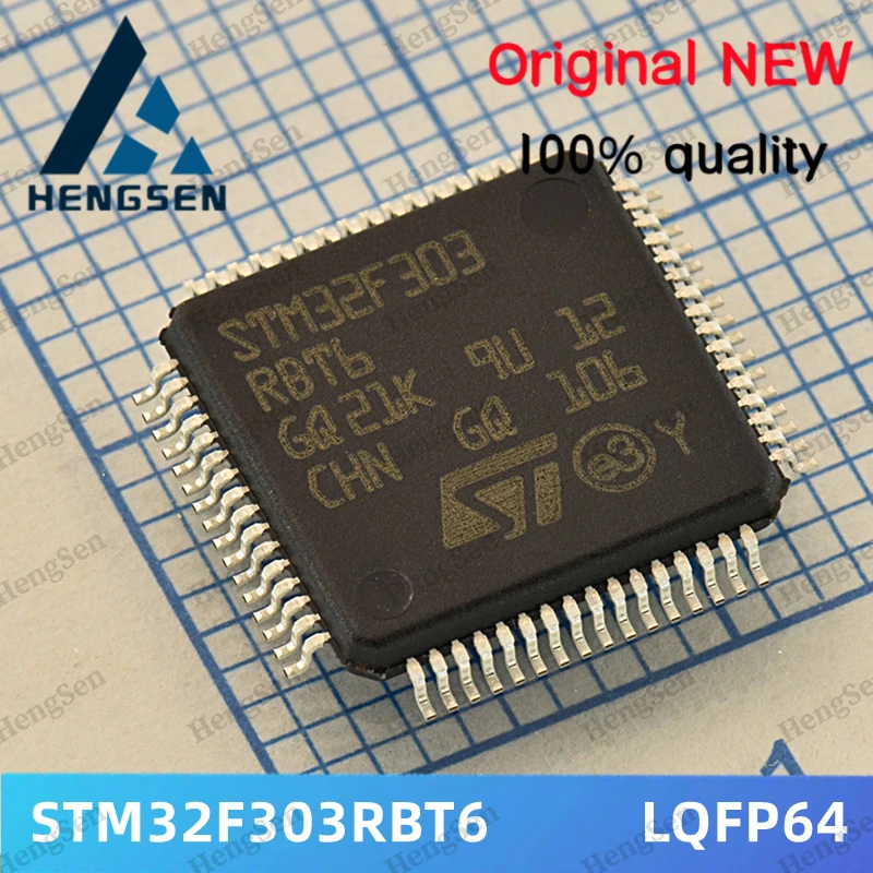 

Интегральный чип STM32F303RBT6 STM32F303, 100% новый и оригинальный, 10 шт./партия