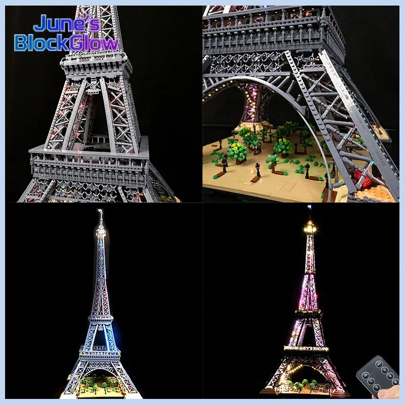 Фото Комплект светодиодных ламп для LEGO Eiffel Tower 10307, набор аксессуаров для конструктора, игрушки для самостоятельной сборки, рождественский подарок (модель в комплект не входит) №2