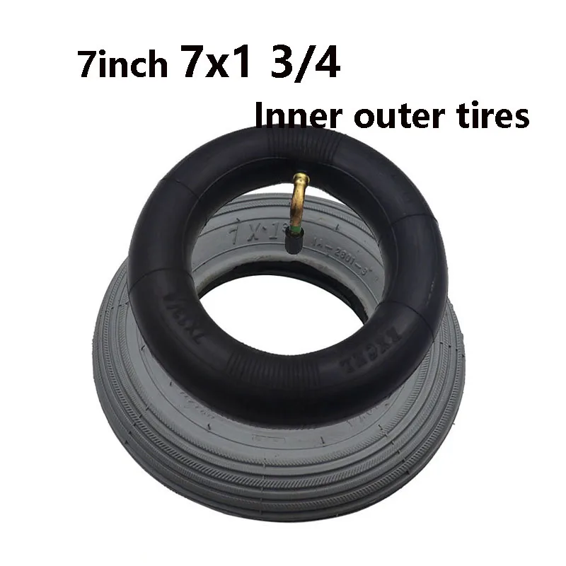 

7-дюймовые Передние Колеса 7x1 3/4 С Надувными Шинами 7x2, Сменные Колеса, Подходят Для Мотоциклов