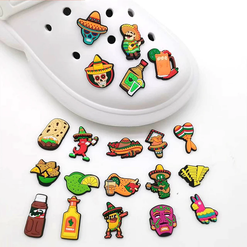 Jibz Shoes Charms Collection Series for Kid Jibz Cartoon Cute Sandals Accessories DIY Sneakers Decoration Buckle for Colgs