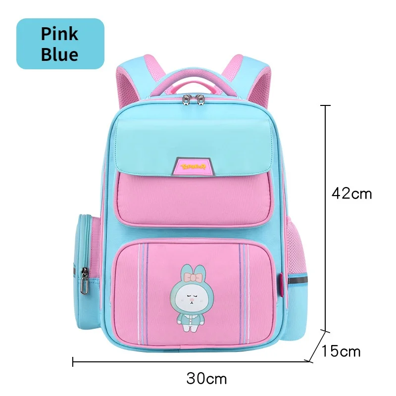 Grade 3-6 Panelled Children Rabbit Animal Cartoon Backpacks New Primary Girl Boy Students Fashion Large Capacity Schoolbags Hot