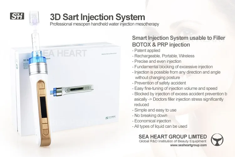 Медицинская ручка для мезотерапии с 3D-умным инъекционным одобрением CE ISO