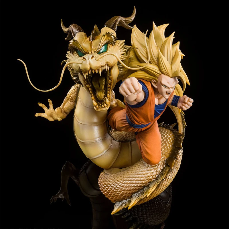 Figura de Dragon Ball Z - Goku Super SAYAN Puño de Dragón 20cm 5