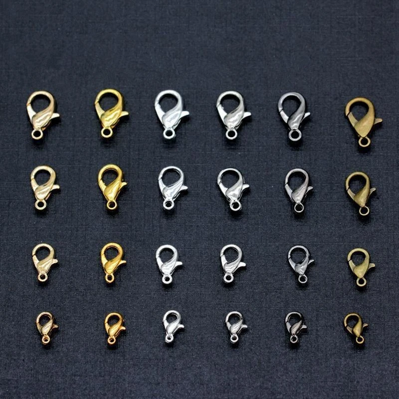 Металлические застежки для изготовления украшений, из сплава, 10/12/14 ...