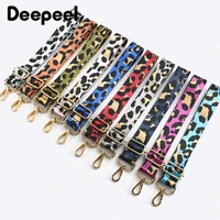 deepeel women 3 8cm wide colorful bag strap leopard shoulder crossbody straps accessories female nylon adjustable bags belt
