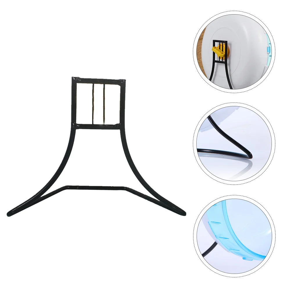 

Hamster Wheelsilentrunning Holderexercise Pet Saucer Rack Supportrolling Syrian Entertainment Small Bracket Iron