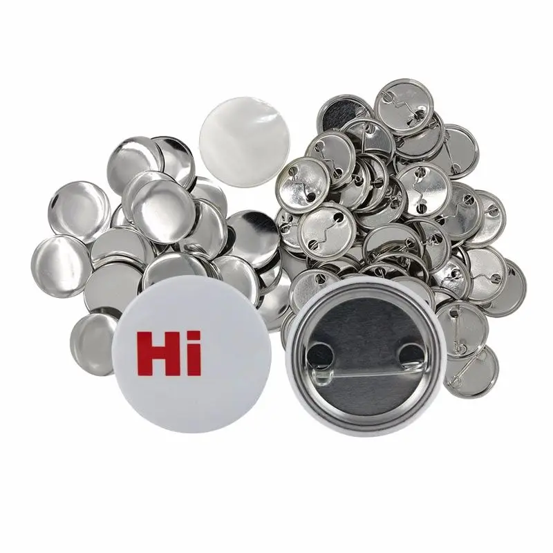 

Бесплатная доставка, Металлическая Булавка, пустая булавка, материал 1,5 дюйма (37 мм), 500 наборов, блестящее оформление