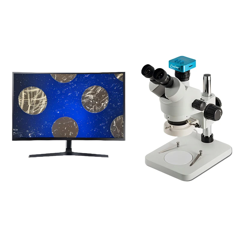 Стереомикроскоп Бинокулярный стереомикроскоп Стереокамера Микроскоп