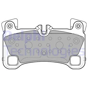 

DELPHI LP2118 BRAKE LINING BACK 03 TOUAREG-Q7-CAYENNE