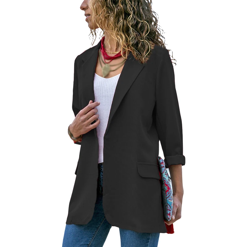 Женский Повседневный Блейзер куртка женские деловые блейзеры верхняя одежда