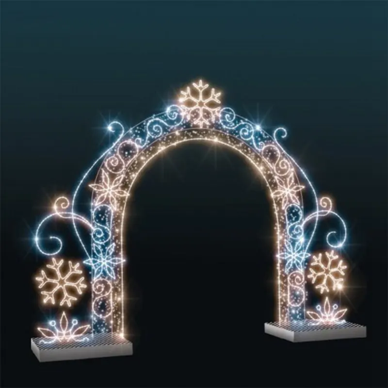 Большие 3d арки на заказ украшенные искусственными облаками уличные фонари для