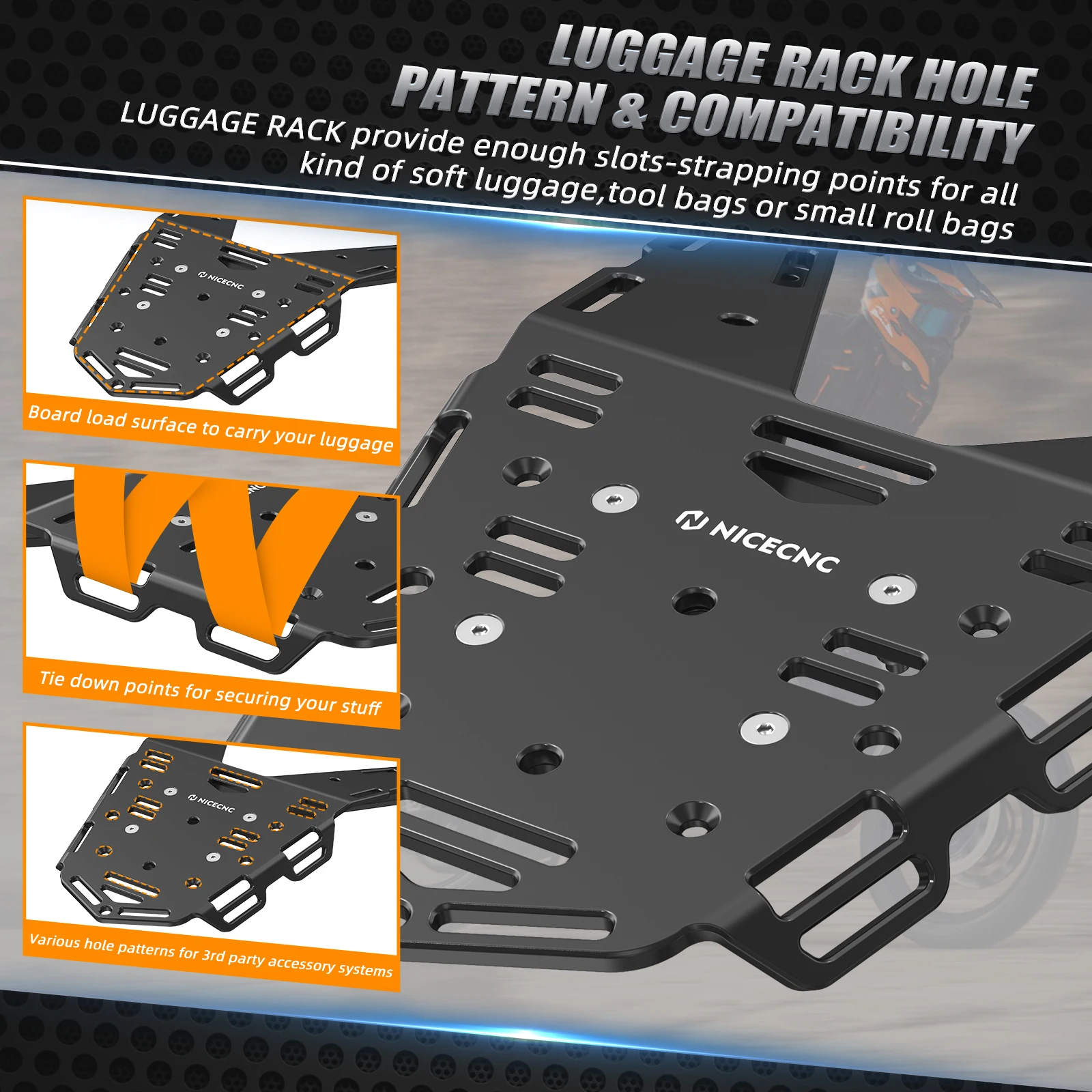 Для KTM 690 EnduroR задняя багажная полка седельная сумка кронштейн для крепления сумок