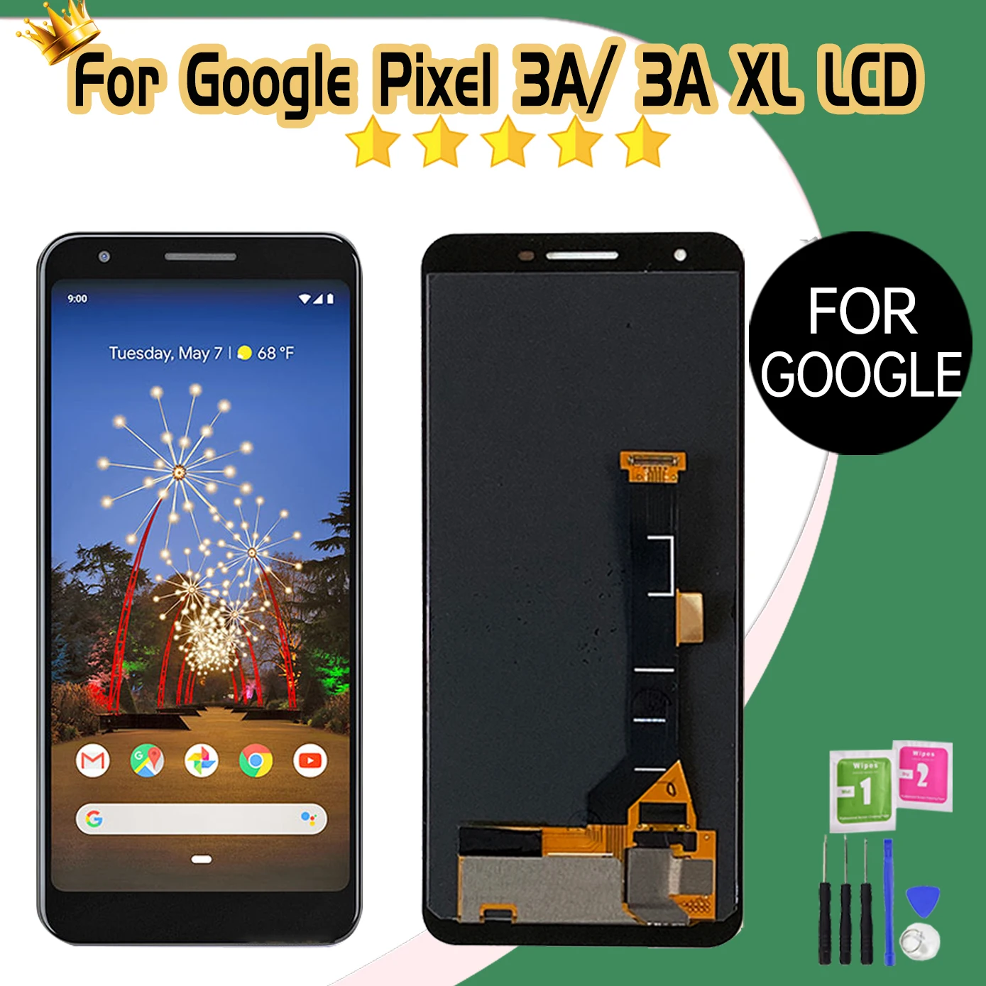 Протестировано для Google Pixel 3A ЖК-дисплей G020A G020E G020B Сенсорный дисплей XL G020C G020G G020F