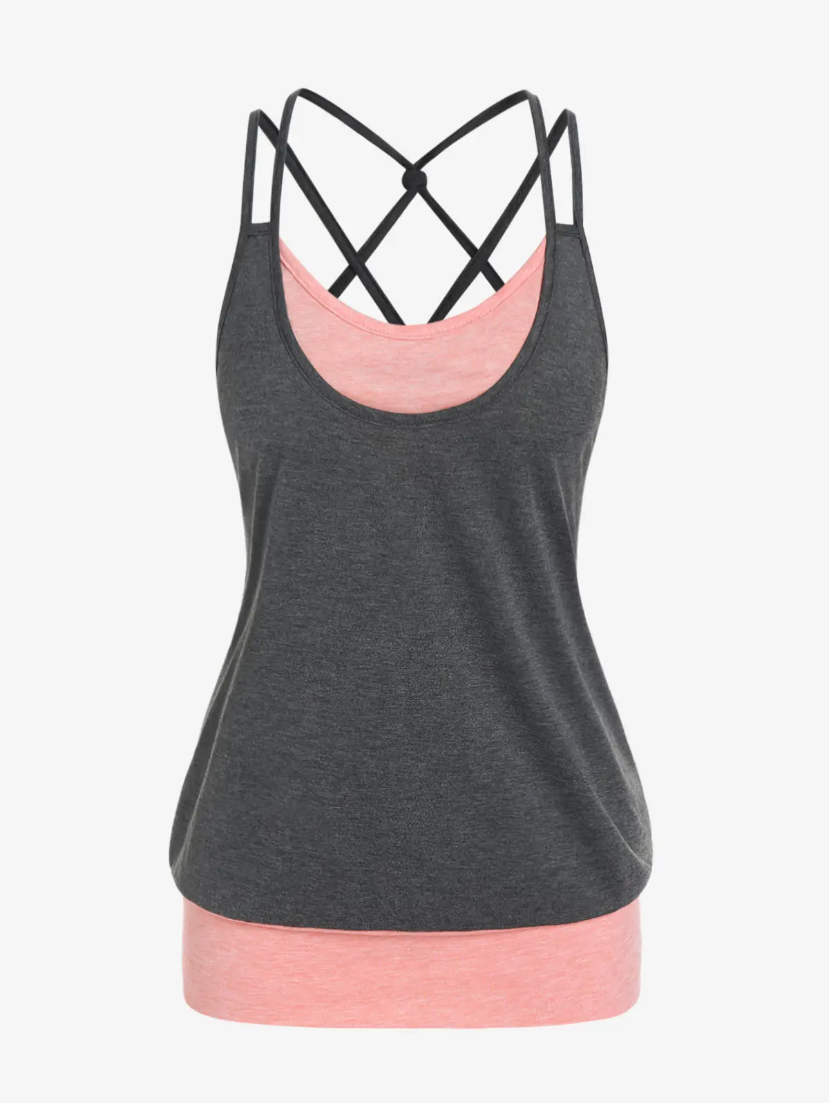 

Женская майка ROSEGAL на бретельках, модный топ без рукавов, повседневный блузон с цветными блоками, на лето