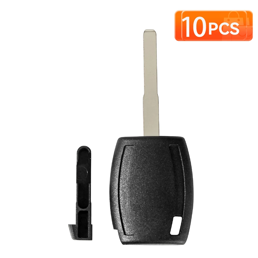 

KEYYOU, 10 Шт., Пустые Корпуса Для Ключей-брелоков Для Ford Fiesta, Mondeo, Focus, C-Max, S-Max, Galaxy, Kuga, Без Чипа