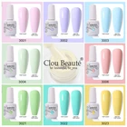 Clou Beaute новый стиль 56 цветов Гель-лак для ногтей 15 мл базовое верхнее покрытие Vernis Ongle Полупостоянный клей-лак для ногтей УФ-гель для дизайна ногтей