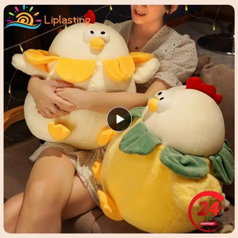 

28cm Stupid Cartoon Vegetable Chicken Doll Pillow Chick Plush Toys Stuffed Cotton Safe And Skin-friendly Children's Plush Toys