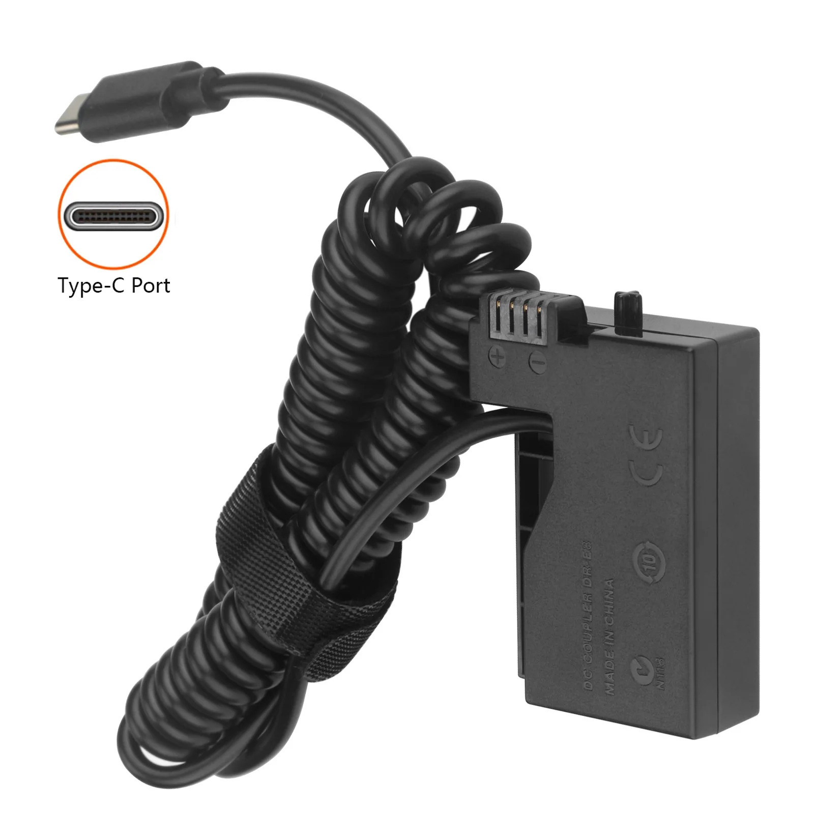 Аккумулятор с USB Type-C для камеры Canon EOS 700D 650D 600D 550D KISS X4 X5 X6 T2i T3i T5i