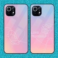 hot love hurt together hard phone case for xiaomi 12 redmi 9 9t 9a note 11 10 t s pro tempered glass cover