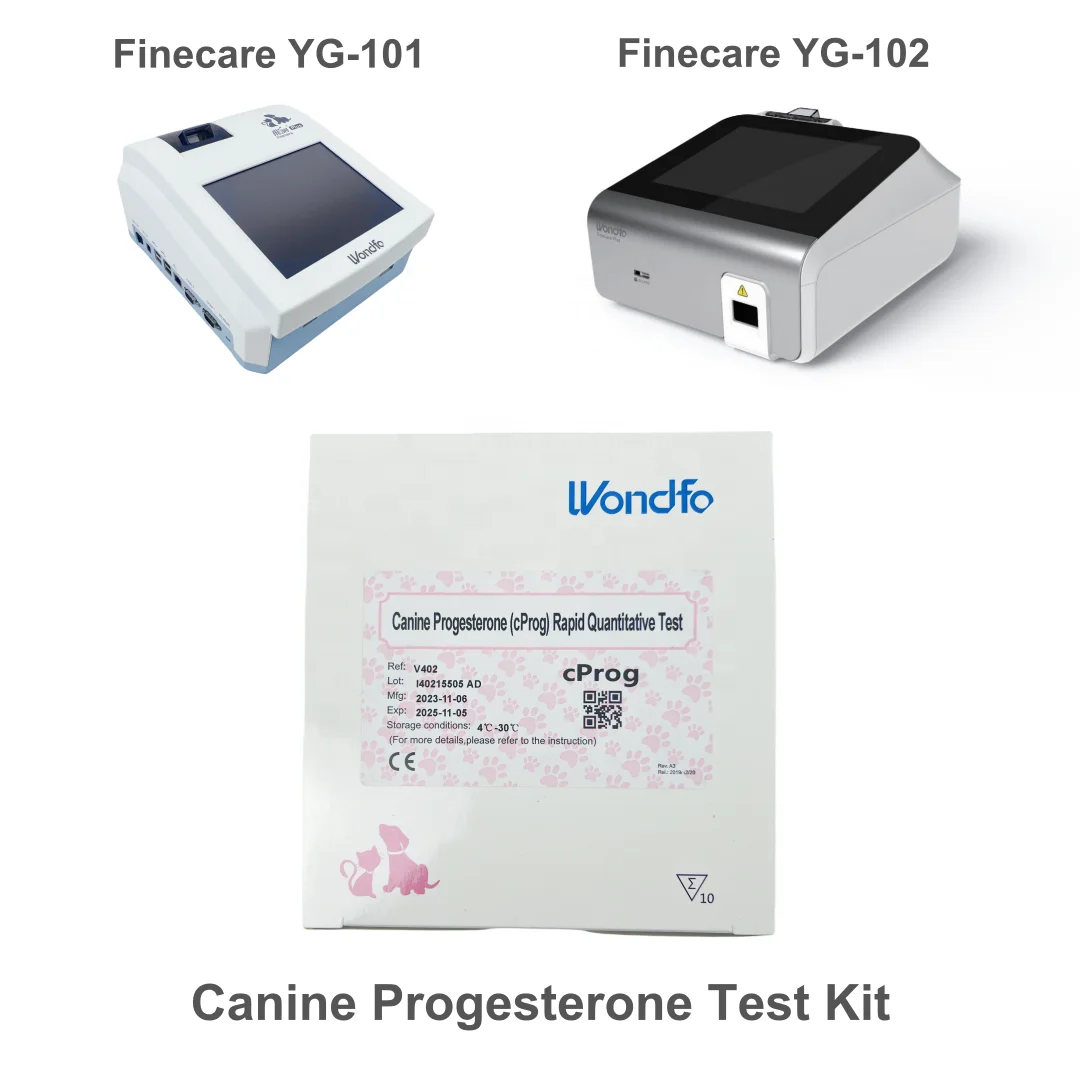 Wondfo Finecare ветеринарный прогестерон для собак тест на цельный крови