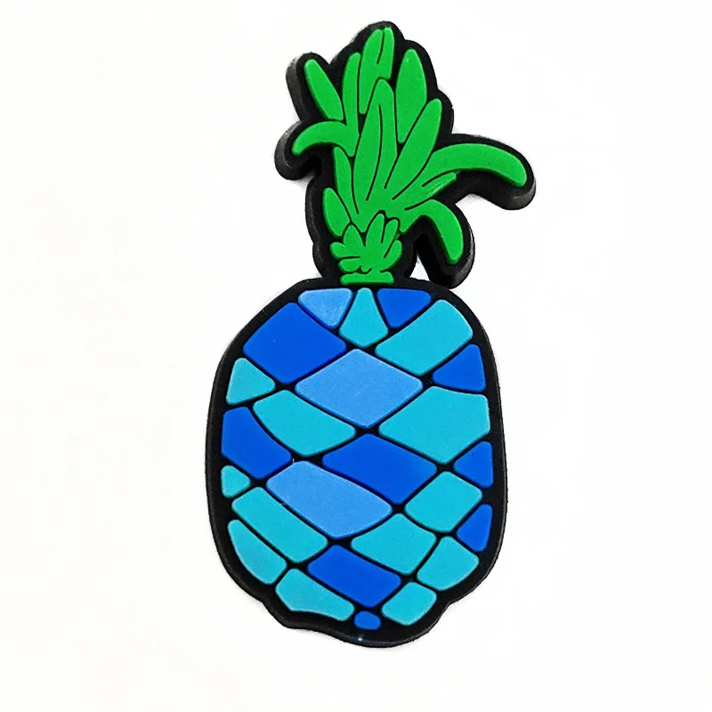 10 Pcs Cartoon Blue Shark Ocean Diy Shoes Accessories Children'S Gift Pvc Croc Charms  Accessories Bracelet Decoration