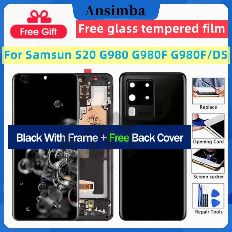 

LCD Display For Samsung Galaxy S20 Ultra LCD Touch Screen Digitizer Assembly For Samsung S20 FE S21 LCD Replacement Repair Parts