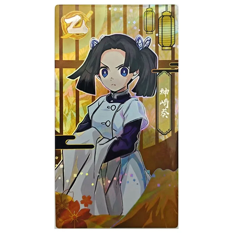Аниме Demon Slayer редкие коллекционные карты Zenitsu Kagaya Genya Suma Tanjuurou Kochou Kanae Makomo игрушки