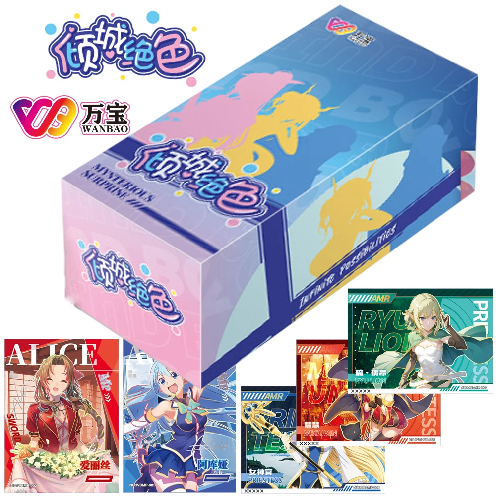 Отличительно красивые женщины коллекционная карта История богини для детей Megurine