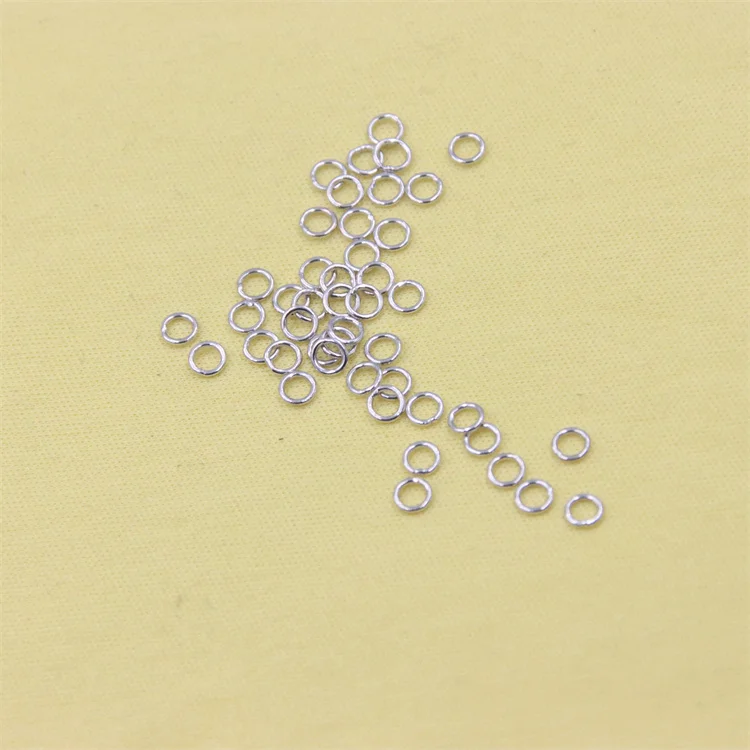 

10PC DIY Accessories Findings Jumping Ring Connectors Real Sterling Silver 925 Necklaces Bracelets Jewelry Making Handmade Gifts