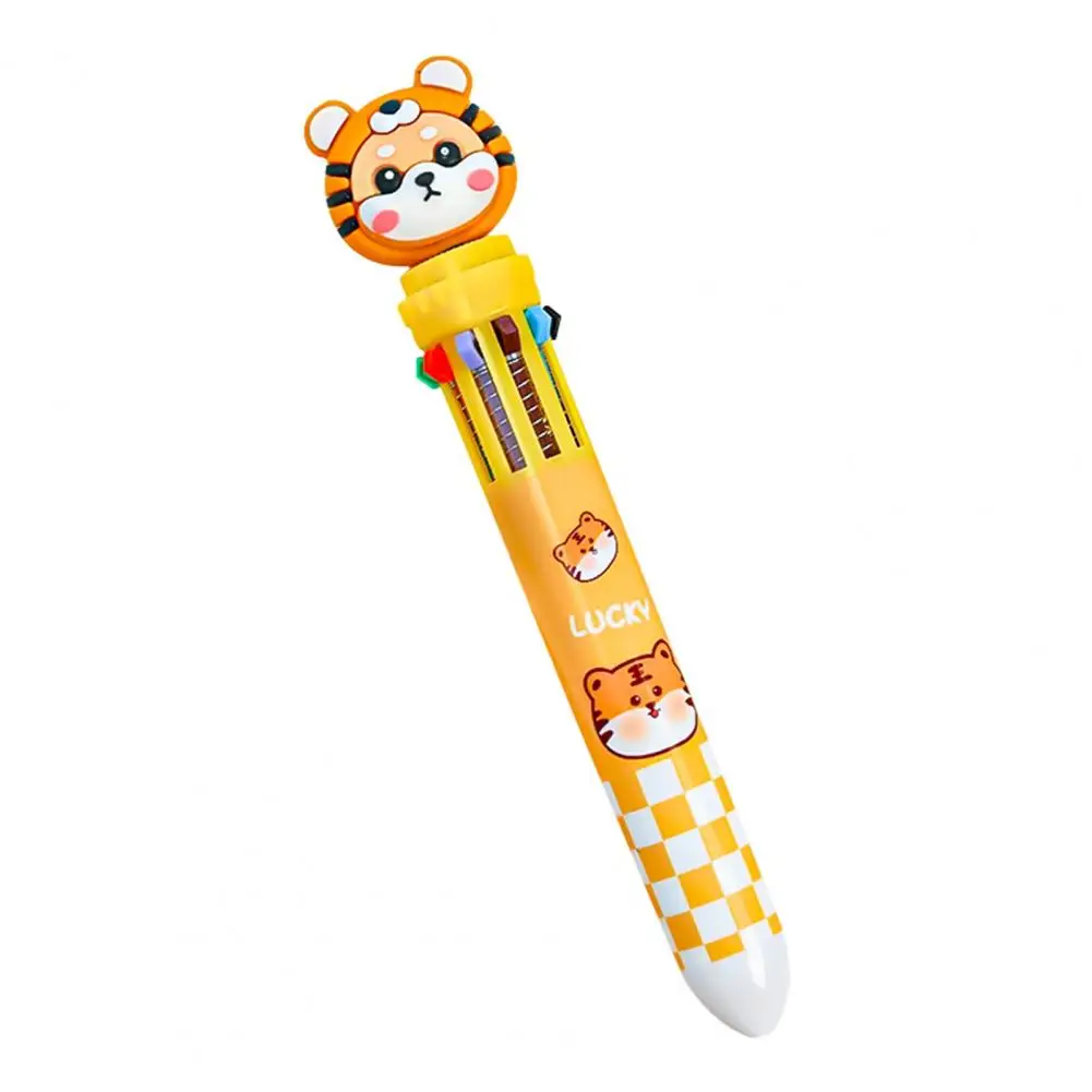 

Ballpoint Pen Creative 4 Styles Tiger Pattern Fast Dry Retractable Pen School Supplies Retractable Pen Signing Pen